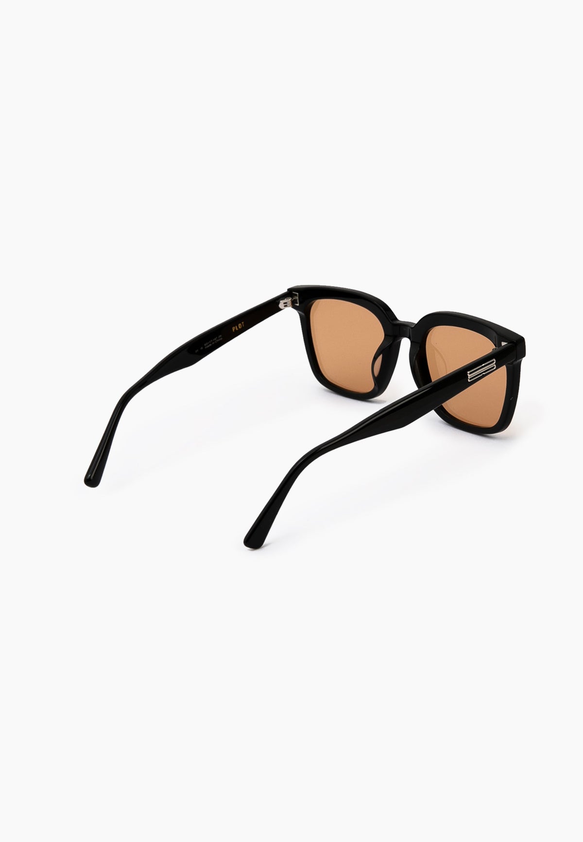 Black Caramel-Lens Sunglasses