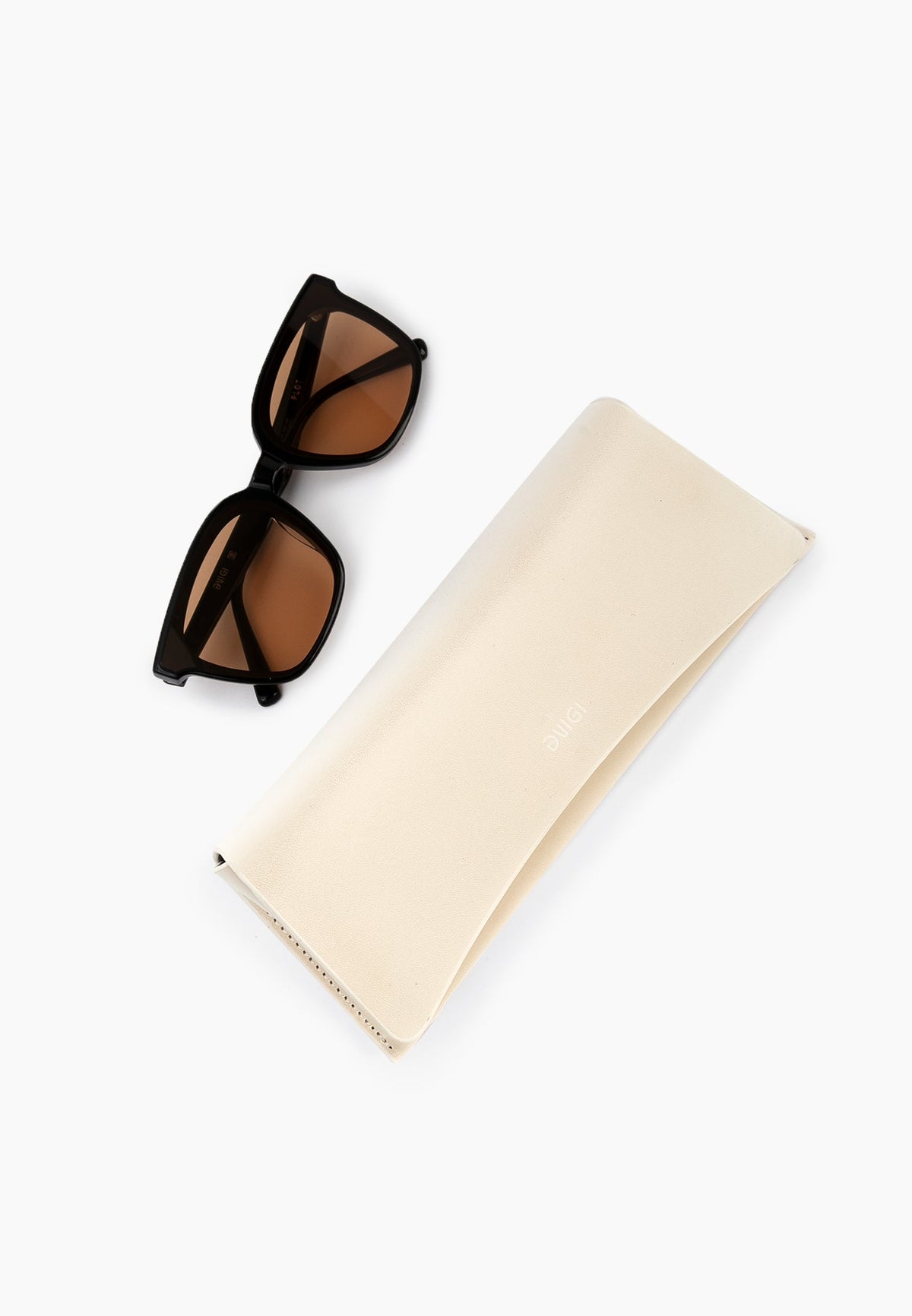 Black Caramel-Lens Sunglasses