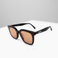 Black Caramel-Lens Sunglasses
