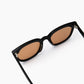 Rounded Square Black Sunglasses