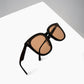 Rounded Square Black Sunglasses