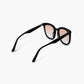 Oversized Rounded Black Sunglasses