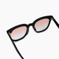 Oversized Rounded Black Sunglasses