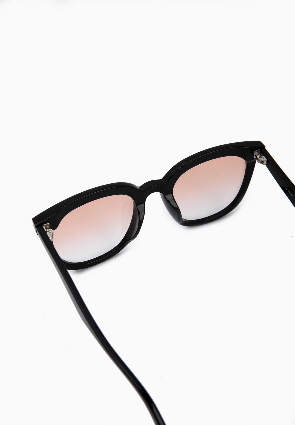Oversized Rounded Black Sunglasses