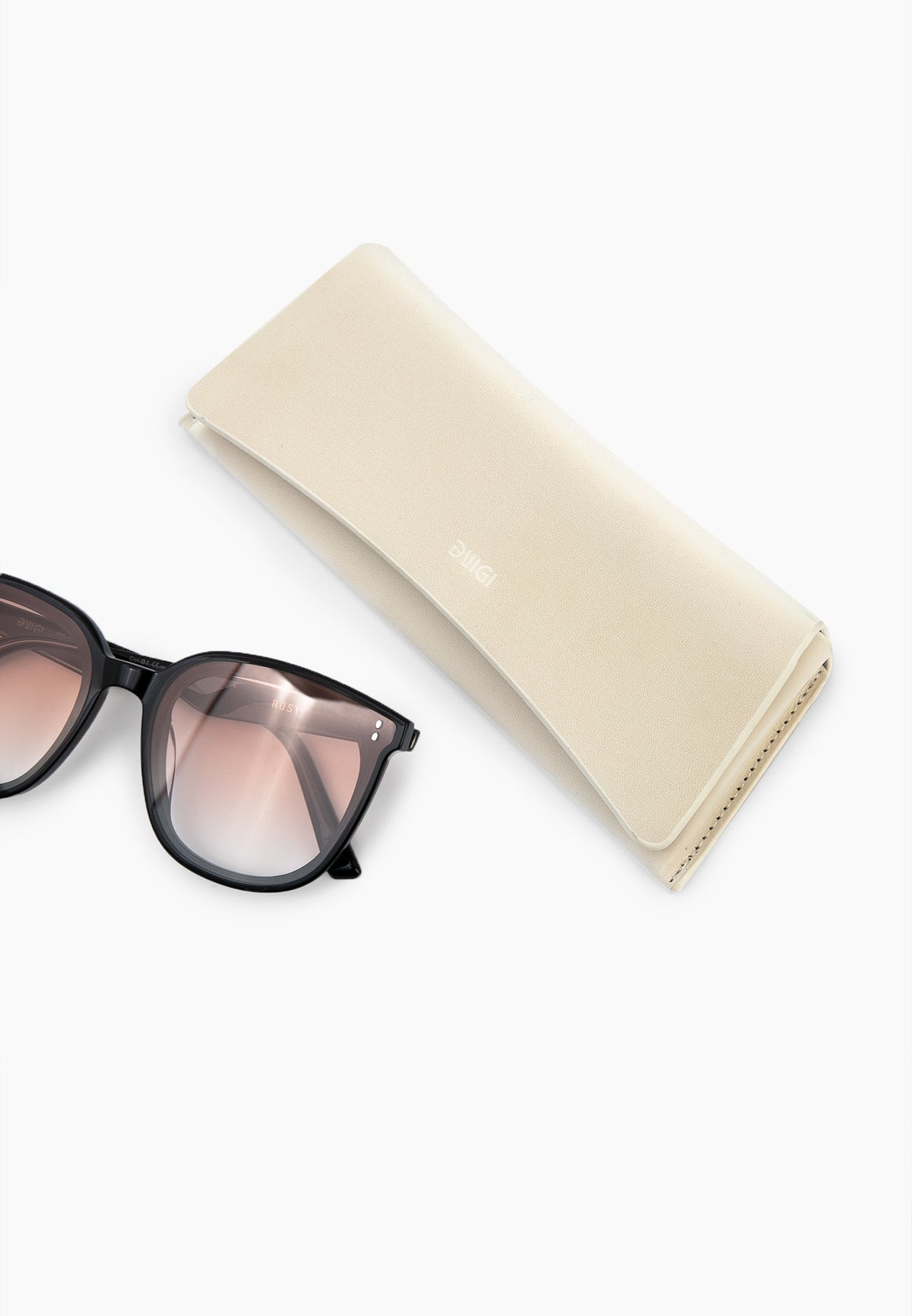 Oversized Rounded Black Sunglasses