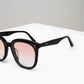 Oversized Rounded Black Sunglasses