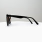 Oversized Rounded Black Sunglasses