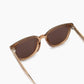 Champagne Rounded Square Sunglasses