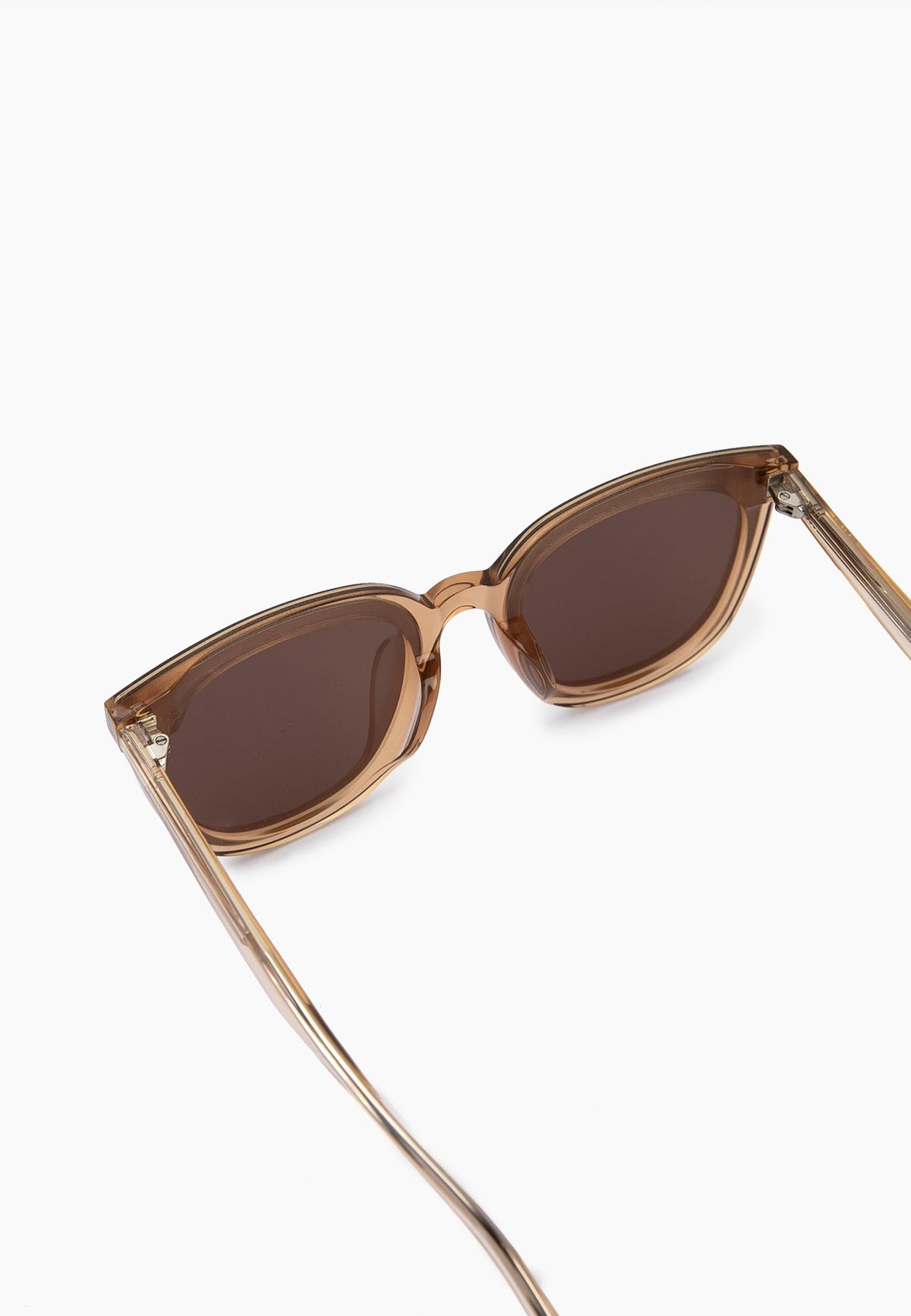 Champagne Rounded Square Sunglasses