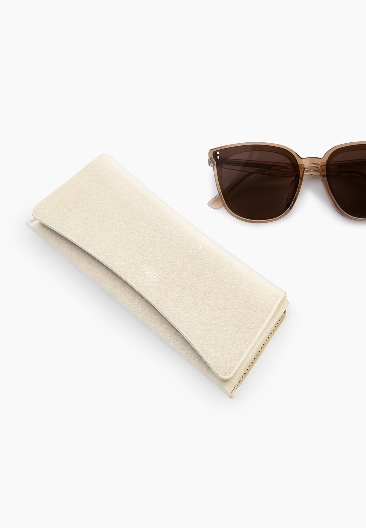 Champagne Rounded Square Sunglasses