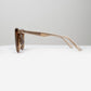 Champagne Rounded Square Sunglasses