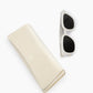 White Acetate Square Sunglasses
