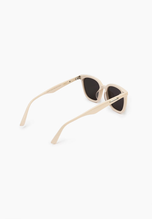 Cream Acetate Square Sunglasses