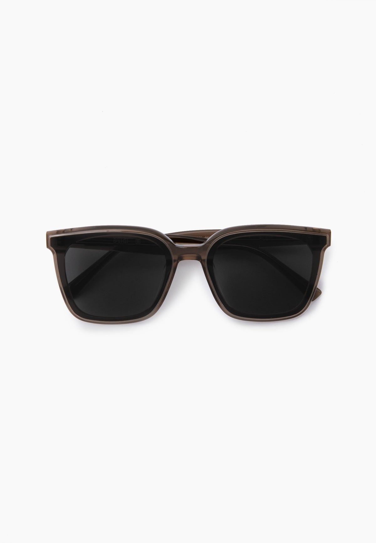 Smoky Taupe Square Sunglasses