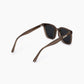 Smoky Taupe Square Sunglasses