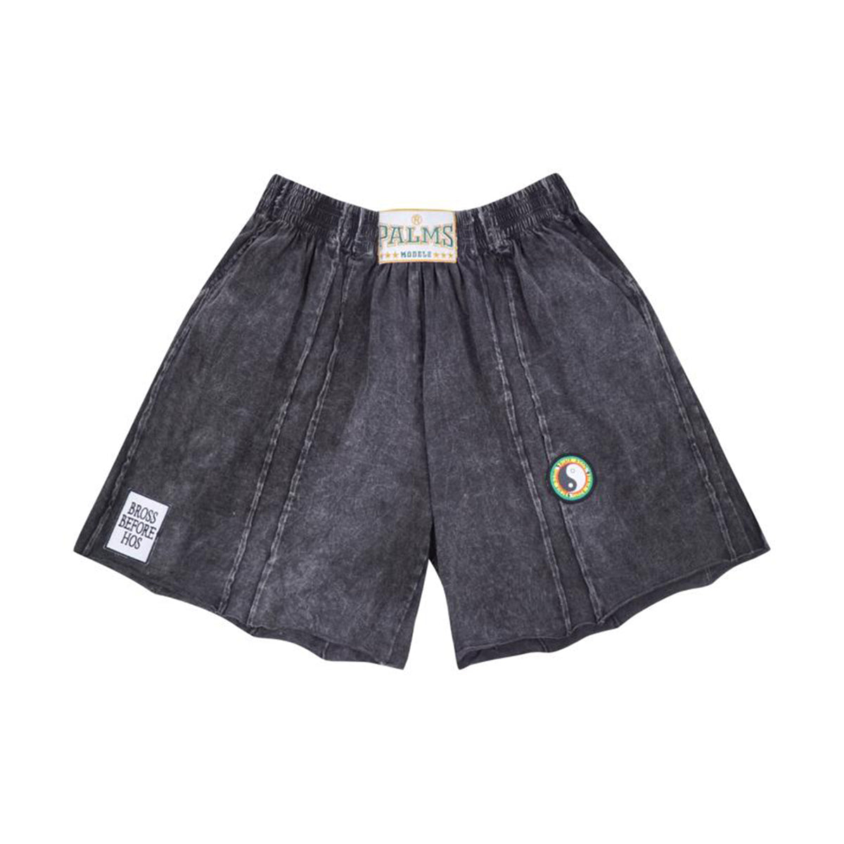 SHORT PIECE STONEWASHED PALMS IN BLACK