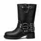 Black Harness Boots