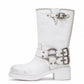 White Harness Boots