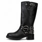 Black Leather Boots