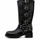 Black Strap Boots