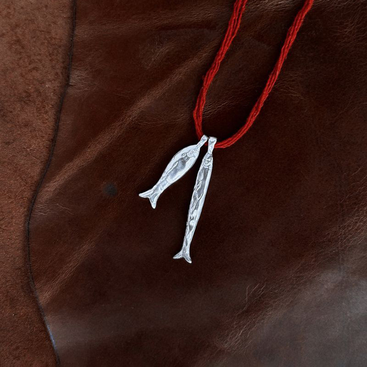 Necklace Asho Amulet in Silver