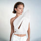FLOWER TOP IN WHITE