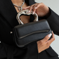 Black Handle Box Bag