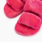 Pink Fur Slippers