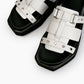 White Strap Sandals