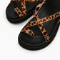 Leopard Strap Sandals
