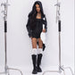 Black Canvas Boots