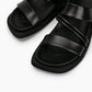 Black Minimal Sandals