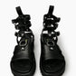 Black Chain Sandals