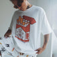 T-SHIRT CIGARETTE PRINT WHITE-RED