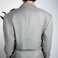 FLOWER CROP JACKET GREY