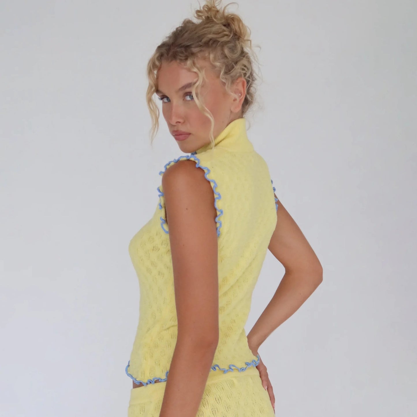 Magnolia Knit Zip Top