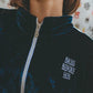 SILK VELVET TRACK JACKET BLUE