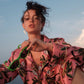 SILK PAJAMA PRINTED PINK