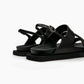 Black Minimal Sandals