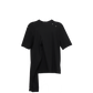 MAZE OVERSIZE TEES BLACK