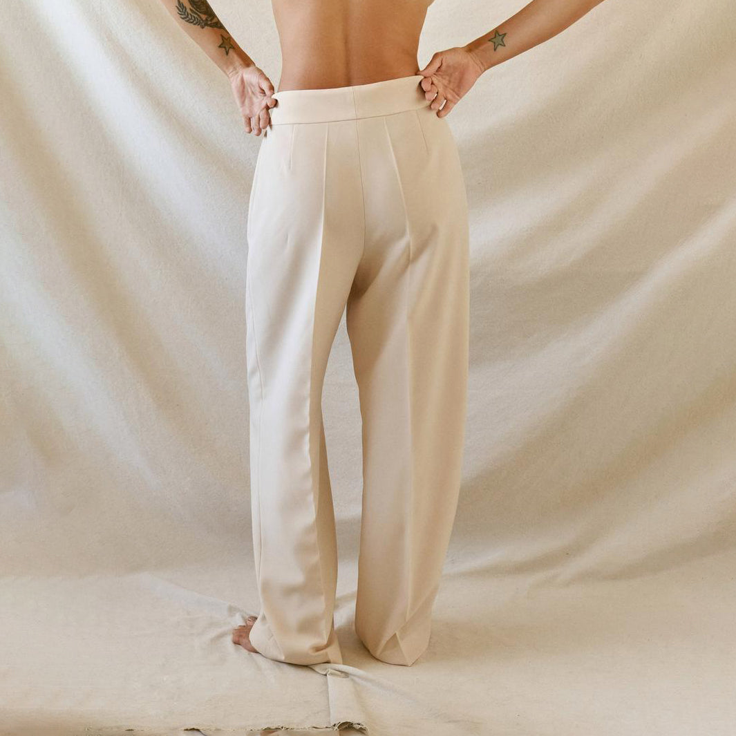 PANTS BAL SILK BEIGE