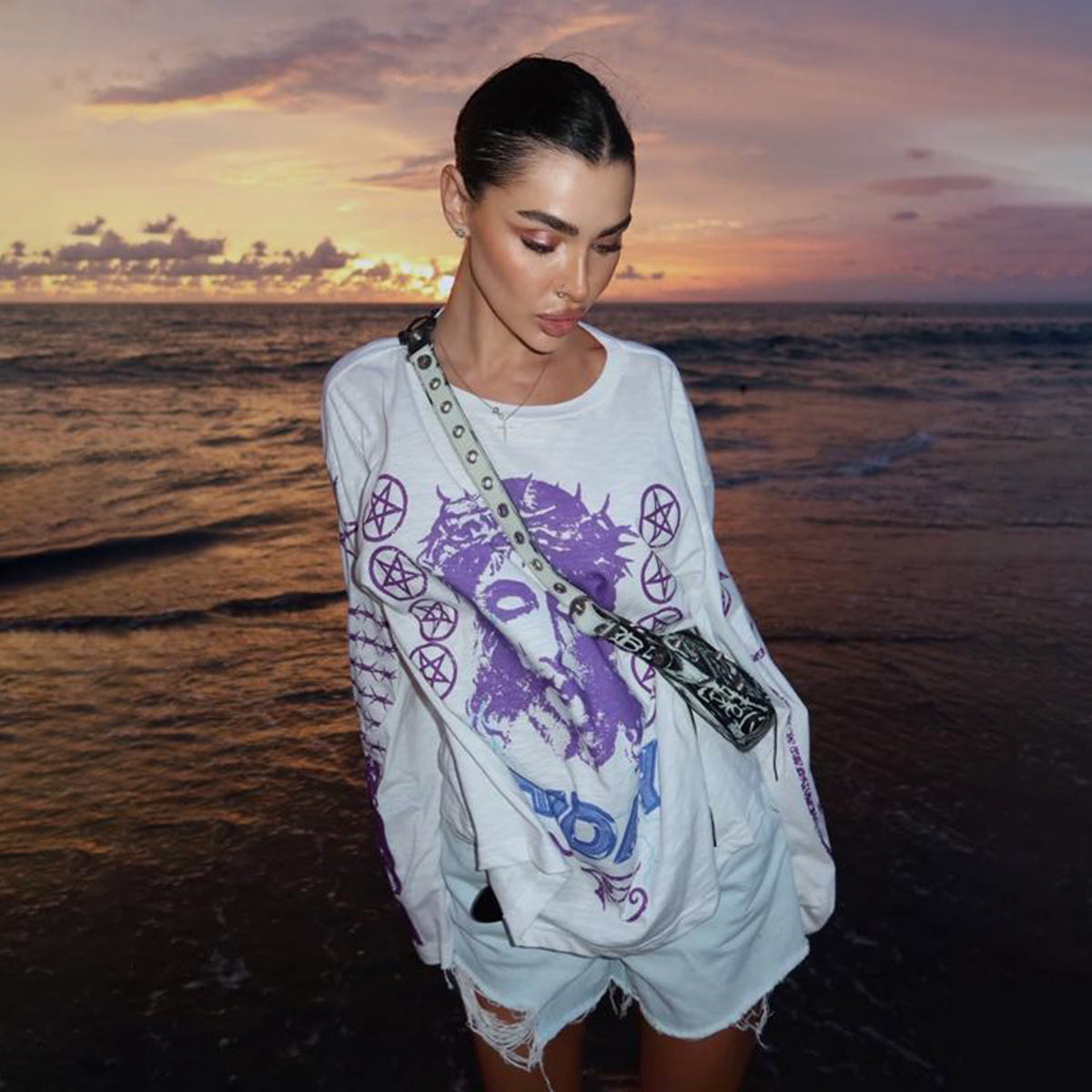 FRIDAY LONGSLEEVE IN PURPLE