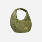 The Circle bag Medium Suede- Olive