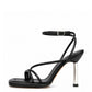 Black Spiral Heels