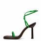 Green Strap Heels