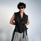 AVANT GARDE VEST IN BLACK