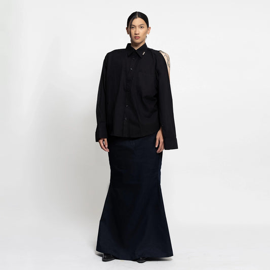 CANOPY OVERSIZE SHIRT BLACK