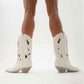 White Leather Boots