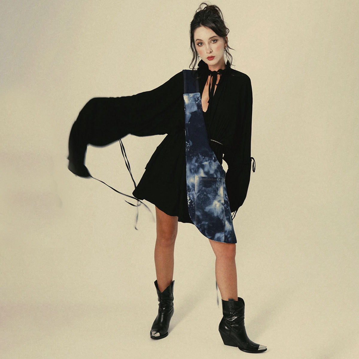Barocco Dress in Black