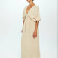 Victoria maxi dress linen crinkle